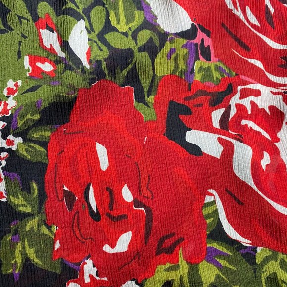 ๐Belissimo Beautiful Floral light transparent Top - Picture 10 of 14